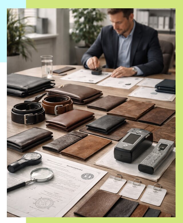 Сертификация кожаных изделий в Заинске от 12203 р. | Алешин-Знс