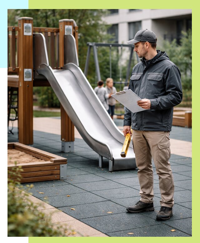 Сертификация детских площадок в Заинске от 25423 р. | Алешин-Знс