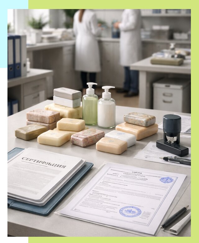 Сертификация мыла и сертификат на мыло в Заинске от 12203 | Алешин-Знс