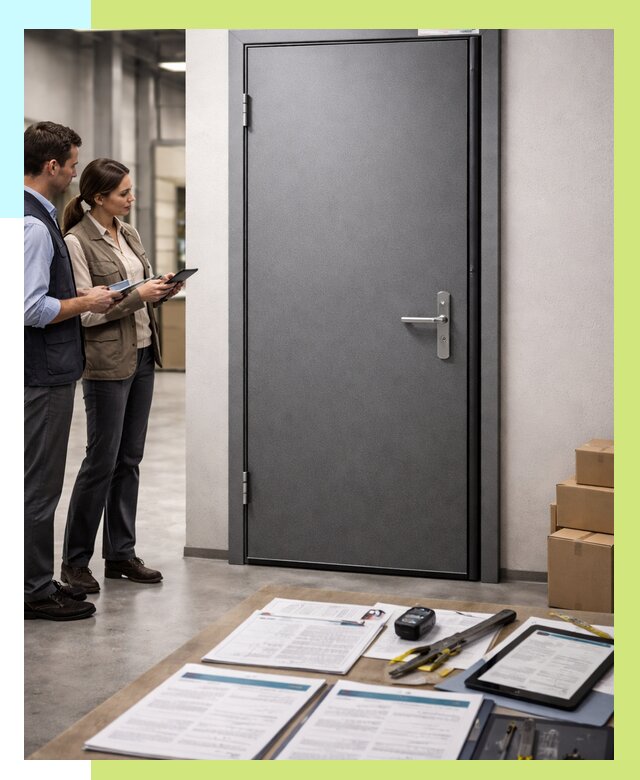 Сертификация противопожарных дверей в Заинске от 9152 р. | Алешин-Знс