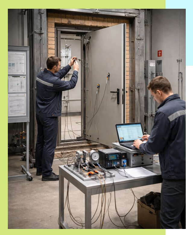 Сертификация противопожарных дверей в Заинске по ГОСТ и ТР