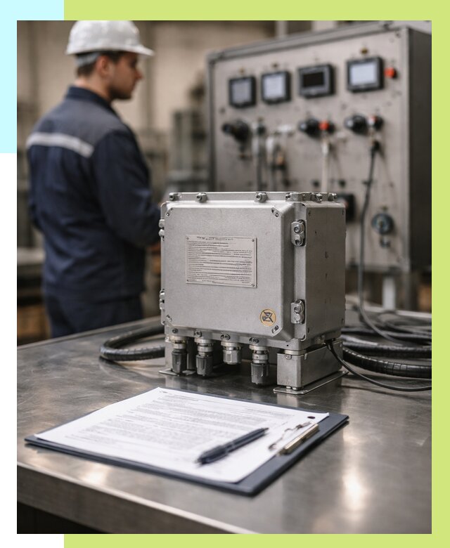 Сертификация взрывозащищенного оборудования в Заинске от 35592 р. | Алешин-Знс