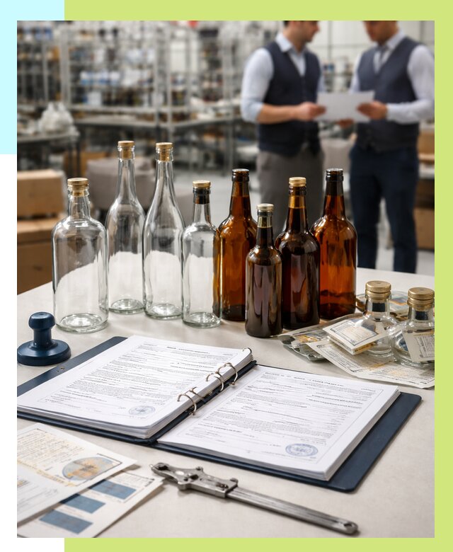 Сертификация стеклянных бутылок в Заинске от 25423 р. | Алешин-Знс