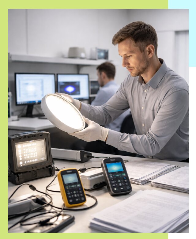 Сертификация светильников в Заинске: испытания и оформление