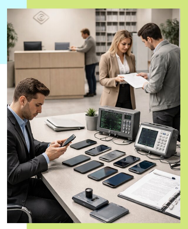 Сертификация телефонов в Заинске от 25423 р. под ключ | Алешин-Знс