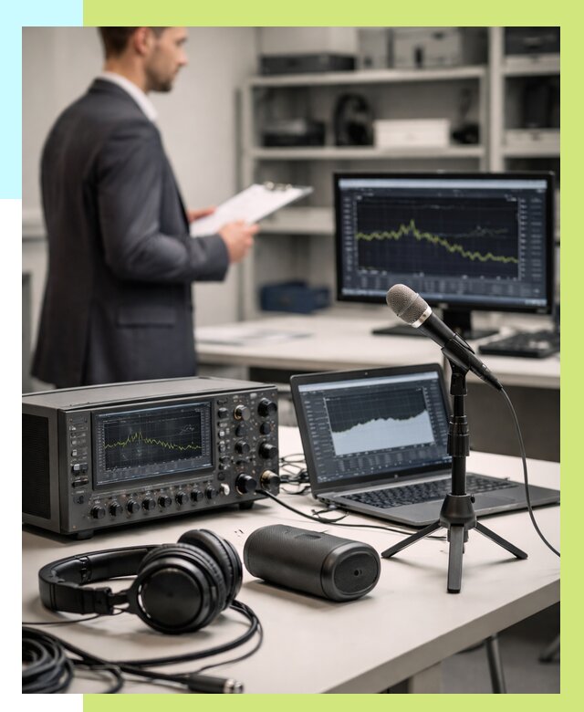 Сертификация аудиотехники в Заинске от 15254 р., Алешин-Знс