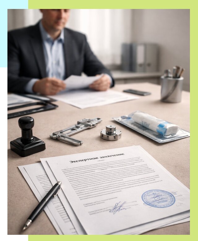 Экспертное заключение на продукцию в Заинске от 8644 р. | Алешин-Знс