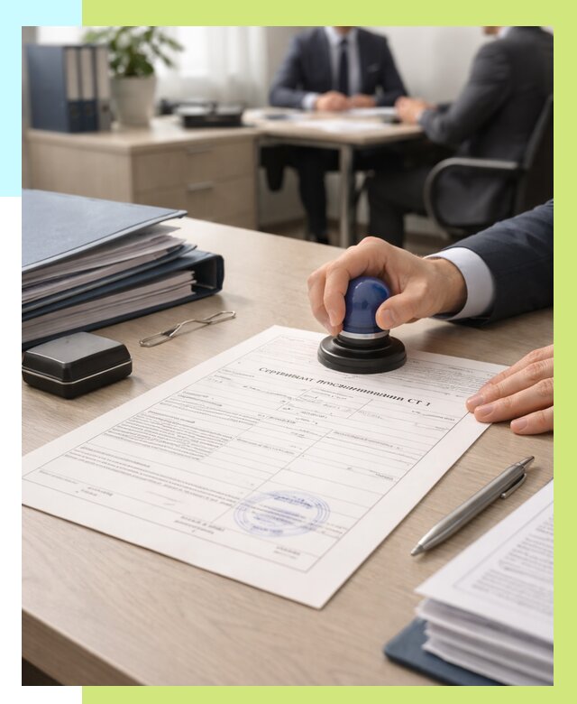 Сертификат происхождения СТ 1 в Заинске от 4576 р. | Алешин-Знс