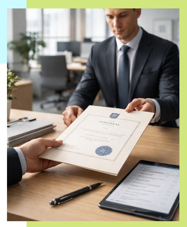 Сертификат ISO 30301 в Заинске от 35592 р. | Алешин-Знс - под ключ